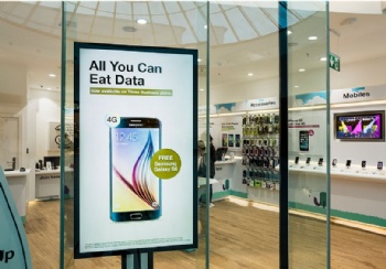 ultra bright digital window display